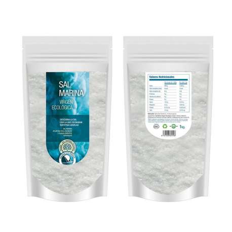 Sal virgen ecológica gruesa Salina de San Vicente - 1 kg